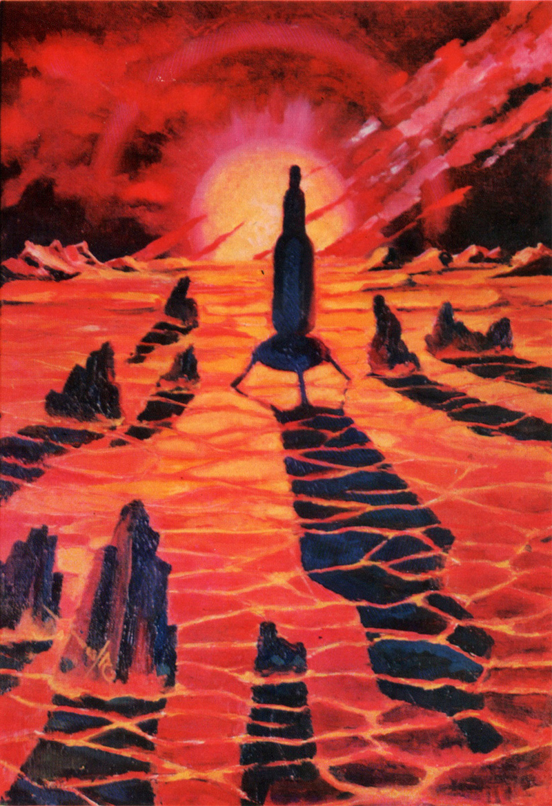Illustration for article titled The First Spacewalker Created The Best SovietĀ CosmicĀ Landscapes